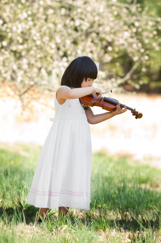 Her first violin!  
